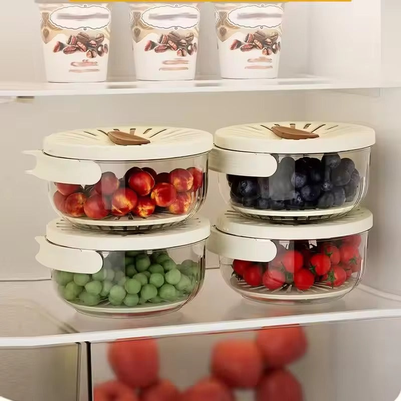 Multi Functional Vegetable and Fruit Cleaning Basket with Drain