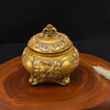 Antique Golden Storage Box