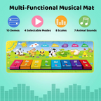 Piano Educational Playmat, Musical Learning Fun, for Kids'