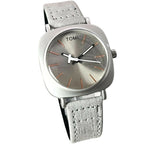 Leather Strap Analog Watch, Minimalist Waterproof Design, for Unisex