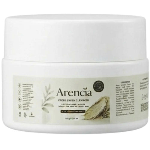 Arencia Fresh Green Rice Mochi Cleanser | Low pH Facial Cleanser with Rice Powder & Green Tea | Hydrating Deep Cleansing | 120g