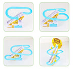 Duck Climbing Stairs Track Toy with Lights and Music for Kids