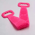 Silicone Back Scrubber Bath Belt, Exfoliator for Deep Cleaning and Massage