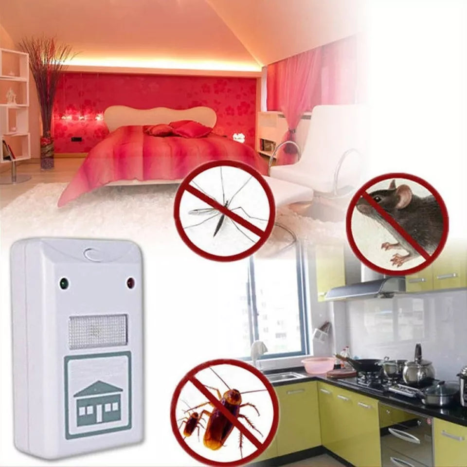 Electronic Pest Repeller Plug In Ultrasonic Rat Mouse Cockroach Repellent Device