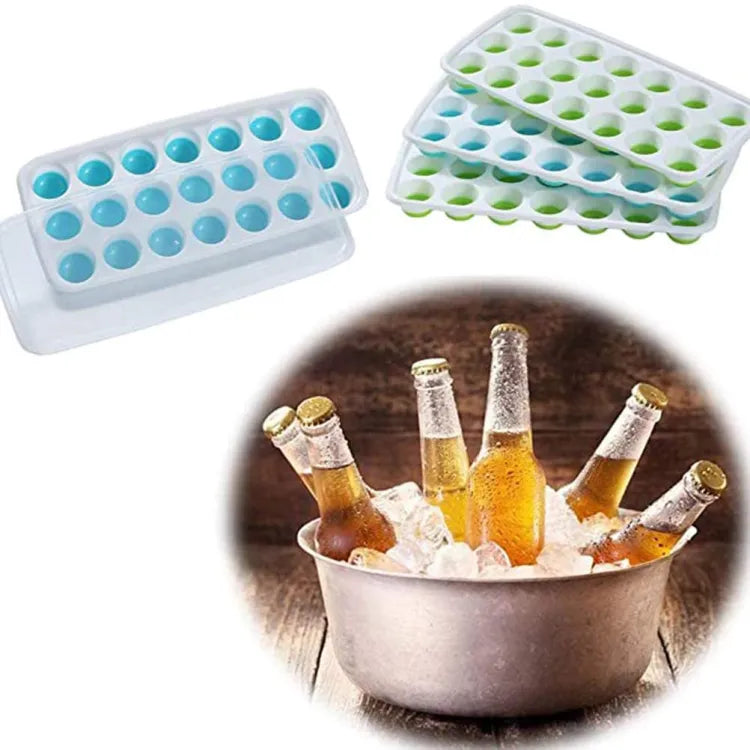 Popup Ice Cube Tray Silicone Mold for Jelly Chocolate and Ice