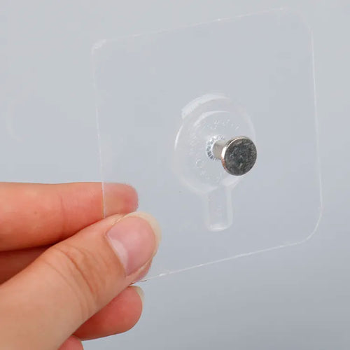 Wall Hook, Strong Adhesive, Waterproof Nail Free Hanging Hook for Home Use - 4 Pieces
