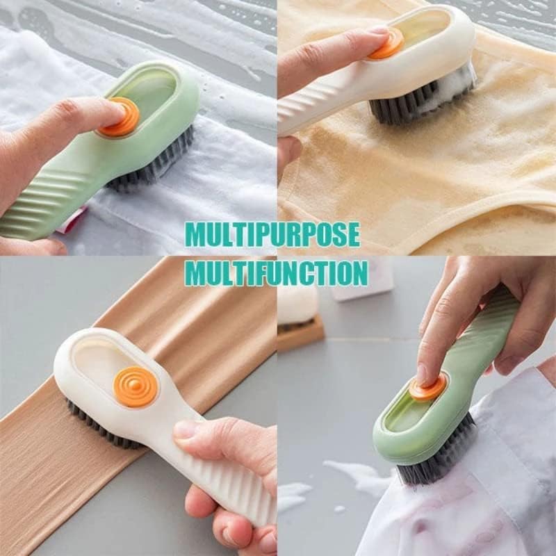 Soap Dispensing Cleaning Brush for Kitchen and Bathroom