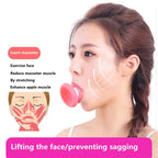 Jawline Exerciser, Face Slimming Exerciser Silicone Facial Muscle Trainer