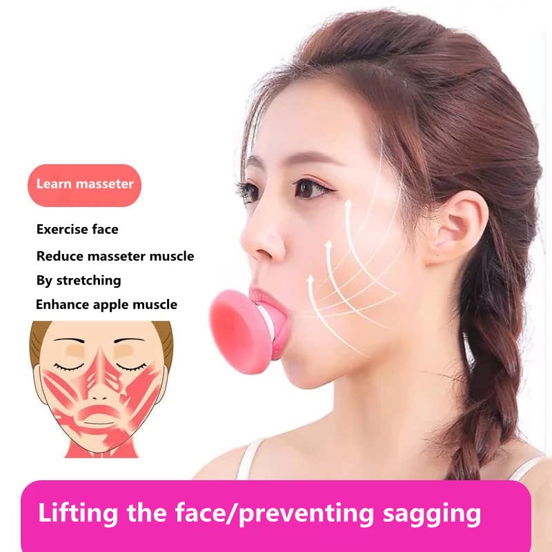 Jawline Exerciser, Face Slimming Exerciser Silicone Facial Muscle Trainer