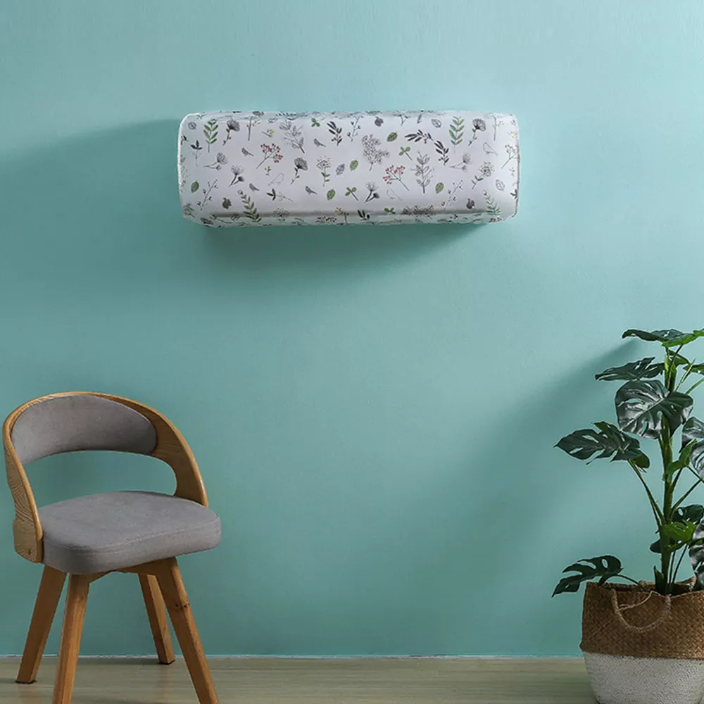 Air Conditioner Dust Cover PEVA Waterproof Wall Mounted AC Protector