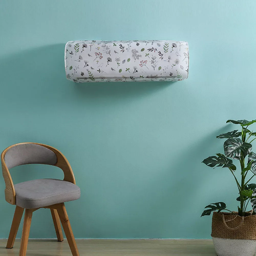 Air Conditioner Dust Cover PEVA Waterproof Wall Mounted AC Protector