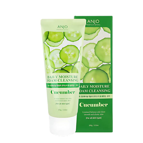 Cucumber Foam Cleanser, Deep Cleansing & Hydration, for All Skin Types