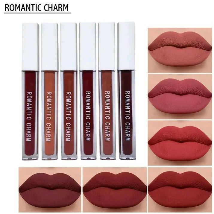 Romantic Empire Matte Lipgloss Set of 6