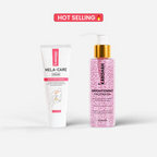 Pack Of 2 Face Wash And Mela Care Cream Pigmentation Bundle – Skin Brightening And Spot Reduction Formula (Face Wash 120ml + Cream 50ml)