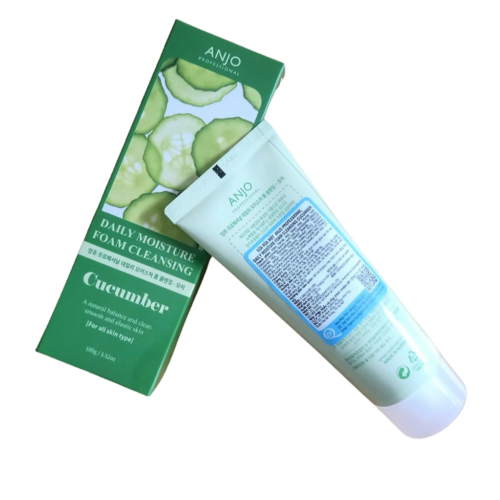 Cucumber Foam Cleanser, Deep Cleansing & Hydration, for All Skin Types