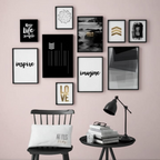 Inspirational Quotes Wooden Wall Decor Frames for Home and Office