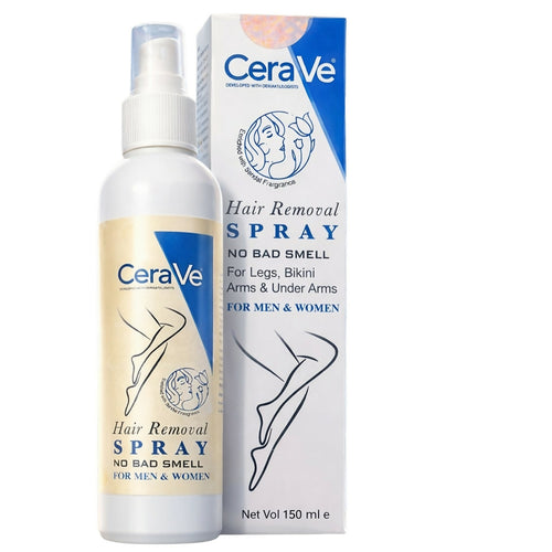 CeraVe Smooth Skin Spray, Effortless Hair Removal for Legs, Bikini, Arms & Underarms