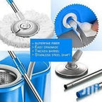 360 Degree Spin Mop With Bucket And Microfiber Head