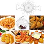 Cooking Chef Basket, Stainless Steel Foldable, Multi Functional Tool