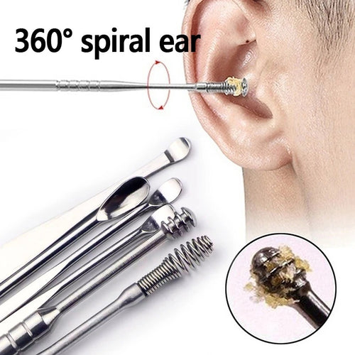 Ear Pick Cleaning,with Storage Pouch for Ear Care