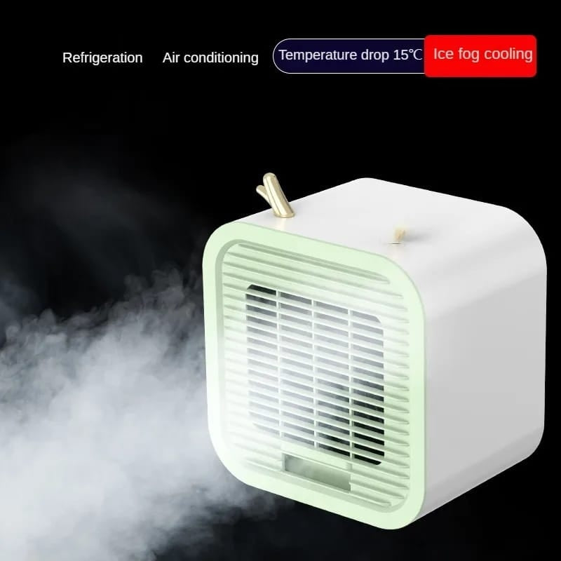 Portable Desktop Air Conditioning Fan Rechargeable USB Cooling Fan