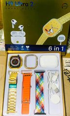 H9 Ultra 2 Smart Watch, 6-in-1 Complete Smartwatch Set