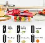 Multi-Functional 10-in-1 Mandoline Vegetable Slicer – Complete Kitchen Cutter