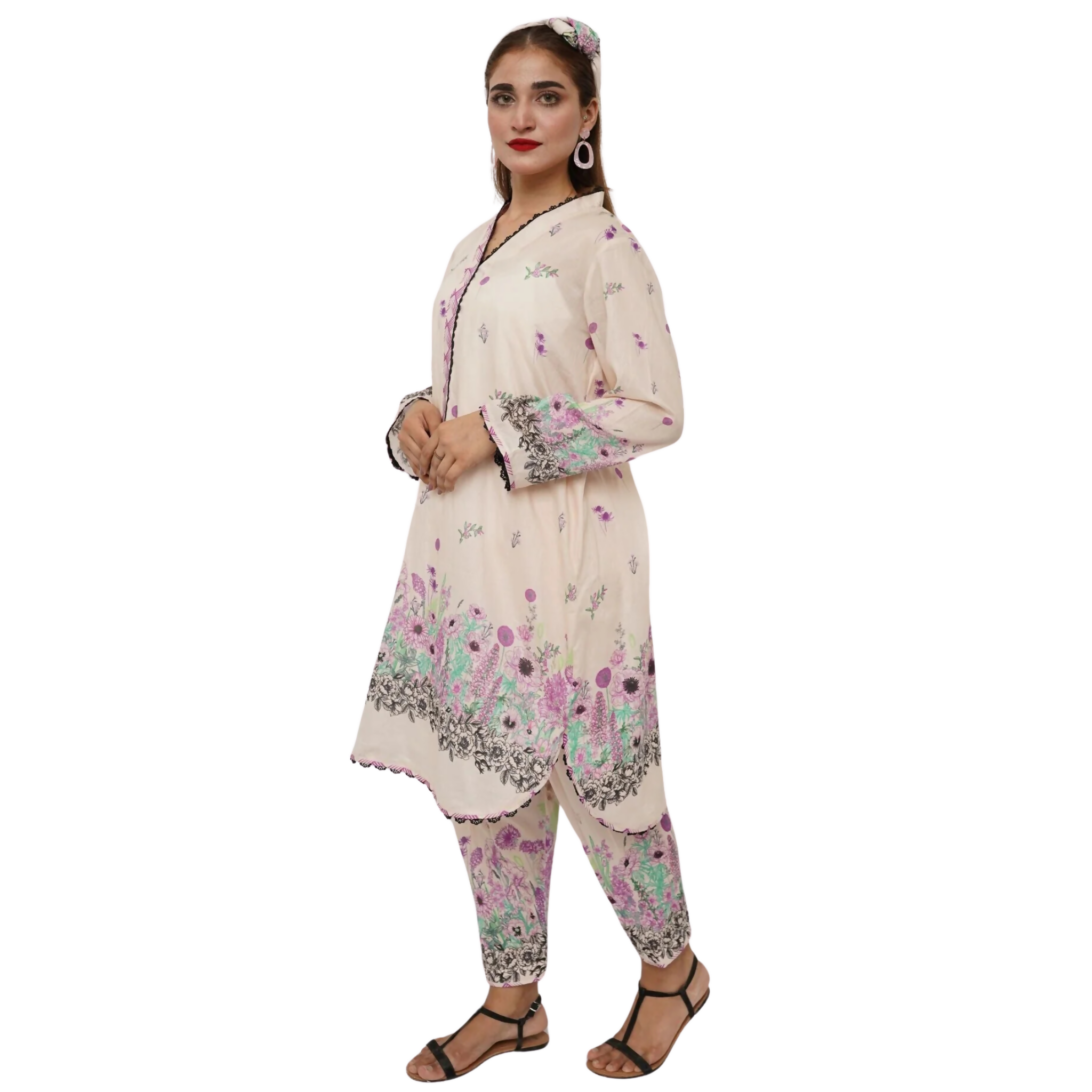 Digital Printed Lawn