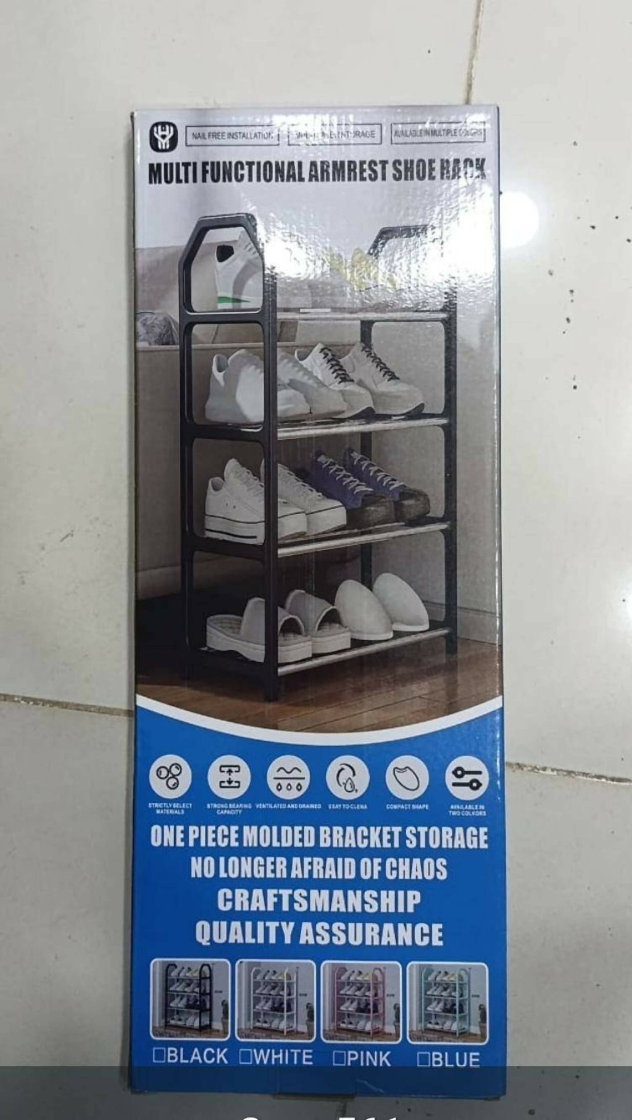 4-Layer Space-Saving Shoe Rack