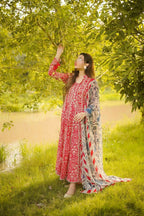 ☆Brand Name : ANEELA’S☆ ☆Fabric Details : Lawn & Chiffon☆