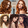 Hair Crimper, 5 Barrel Easy Curling Iron, for Home & Salon Use