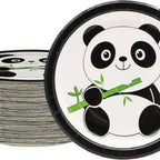 Character Birthday Plates | 10 Pcs Set | Disposable Party Plates | Fun & Colorful | Random Color And Design