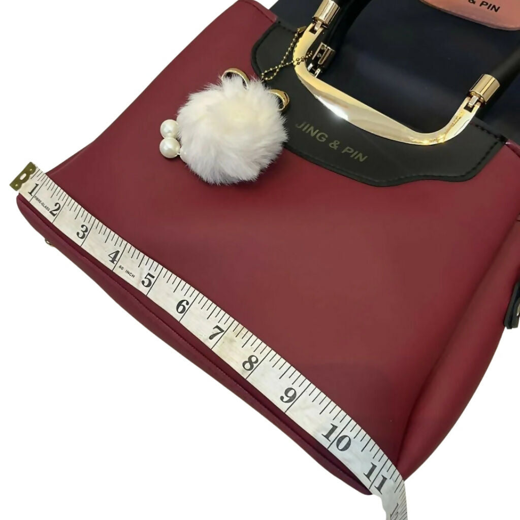 Structured Tote Handbag Collection, Elegant Multi-Color Set