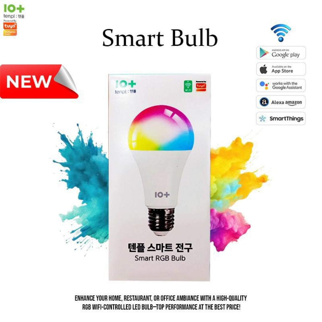 Tenpl Smart RGB Bulb 13W – Multi-Color LED Light, AC 220V
