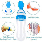 Silicone Baby Spoon Feeder Bottle
