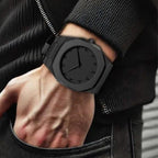 Phantom Black Octagonal Watch with Eastern Arabic Numerals