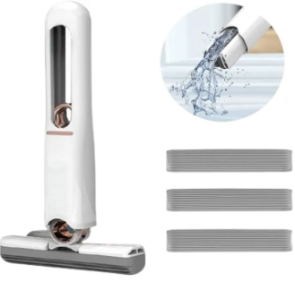 New Portable Mini Squeeze Mop Compact, Lightweight & Easy Cleaning