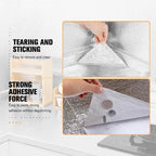 Silver Foil Kitchen Waterproof & Oil Proof Sticker, Aluminum Foil Self-Adhesive Sheet