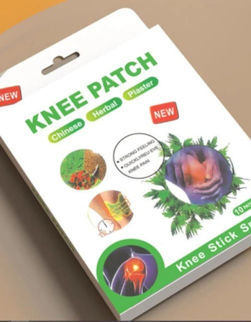 Herbal Knee Pain Relief Patch Heat Therapy For Joint And Muscle Comfort With Natural Ingredients (Pack of 10Pcs)