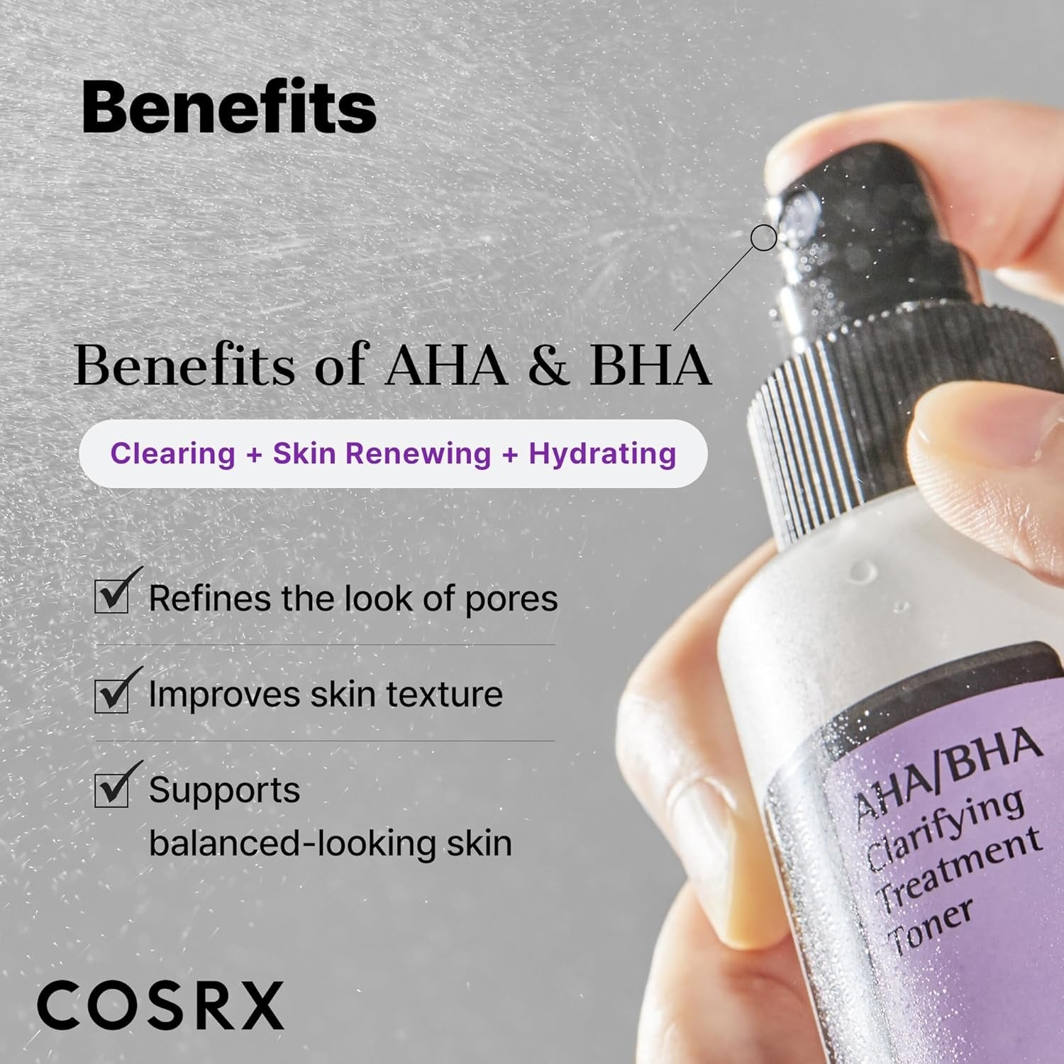 COSRX AHA BHA Clarifying Treatment Toner Imported Korean Skincare