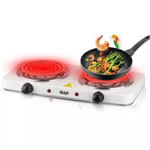 Double Head Electric Ceramic Stove, Smart Induction Cooker, 1000W