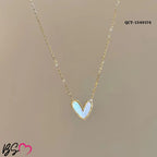 QCT-174 Mini Heart Stainless Steel Necklace – Elegant Women’s Pendant