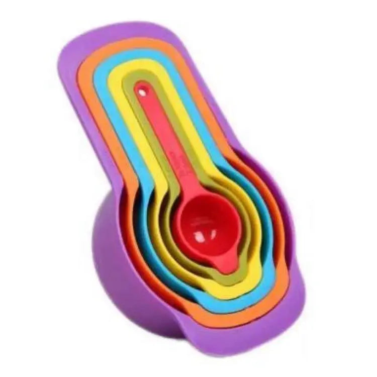 Cups, Plastic Measuring Set 6 Pieces Baking and Cooking Tools