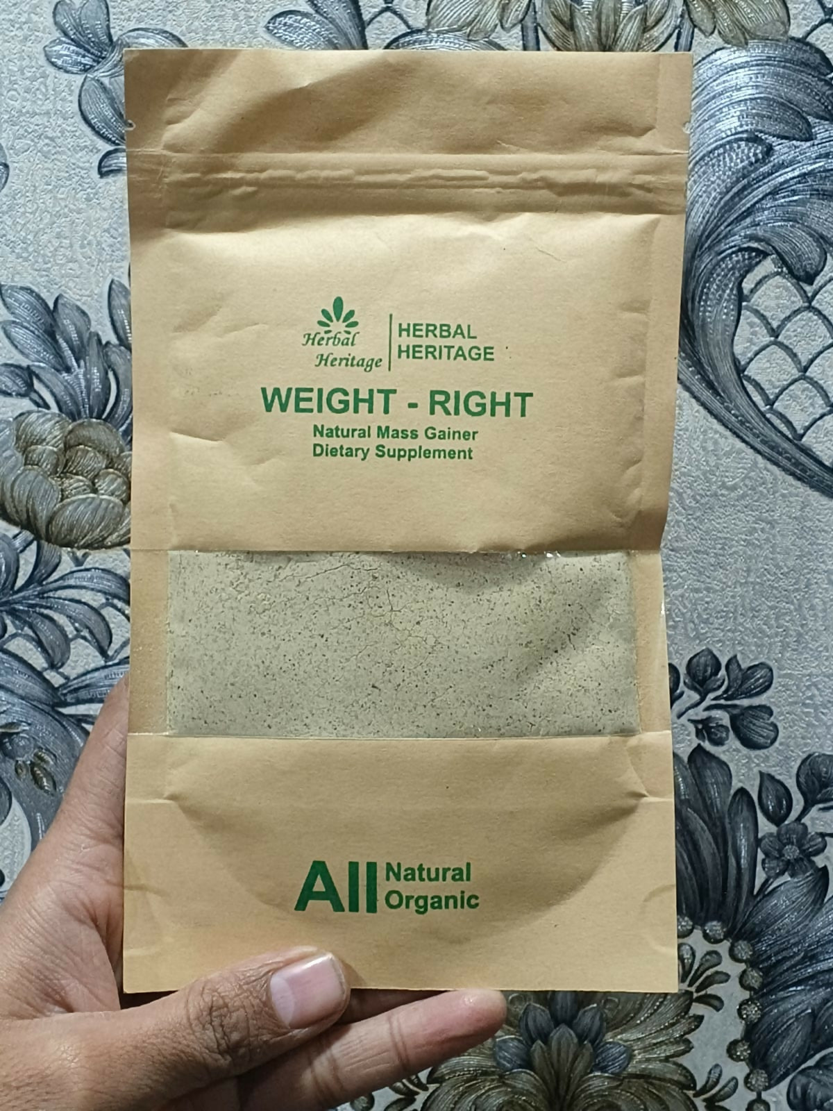 Weight-Right Herbal Heritage All-Natural Mass Gainer – The Natural Way to Gain Healthy Mass & Strength | 100ml