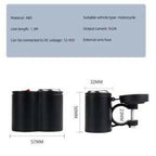Motorcycle Handlebar Phone Charger Waterproof USB Power Adapter 12V 2.0A With Switch And Cigarette Lighter For GPS Navigation DVR