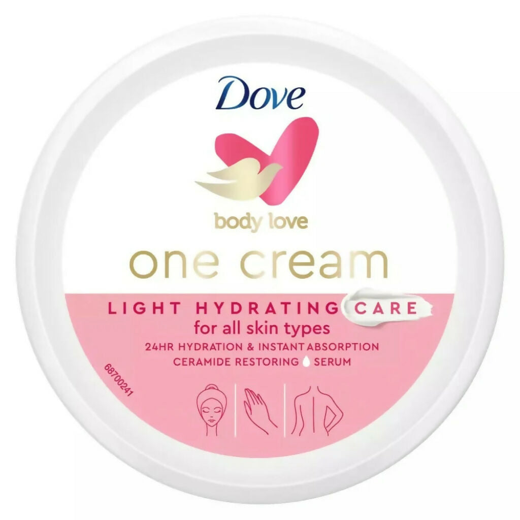 Dove Face & Body Cream, Deep Nourishing Daily Moisturizer