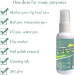 Sticky stuff Remover Gel spray , Portable surface safe Adhesive Remover , Ideal for sticky stains such as Bubblegum , Adhesive , Tape , Label Residue (30ML)