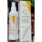 Yellow CeraVe Hair Removal Spray - Gentle Body Hair Eliminator Smooth Skin Depilatory Formula Easy Spray Skincare Product For Men And Women - 150ML