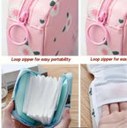 Women Portable Pouch Napkin Cosmetic Bags Organizer