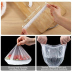 Transparent Fresh Food Storage & Wrap Bags (Pack Of 01)